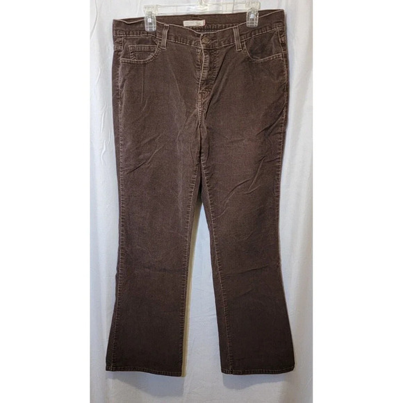 Levi's 515 Boot Cut Corduroy Jeans Women's Size 14, Medium Brown - Picture 1 of 5